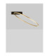 Kiklos Integrated LED Semi Flush Ceiling Light Brass Gold Triac Dimmable LED 30W 1250lm 3000K-4
