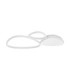 Altus Integrated LED Semi Flush Ceiling Light Sandy White Triac Dimmable LED 31W 1787lm 3200K-1