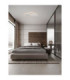 Altus Integrated LED Semi Flush Ceiling Light Sandy White Triac Dimmable LED 31W 1787lm 3200K-2