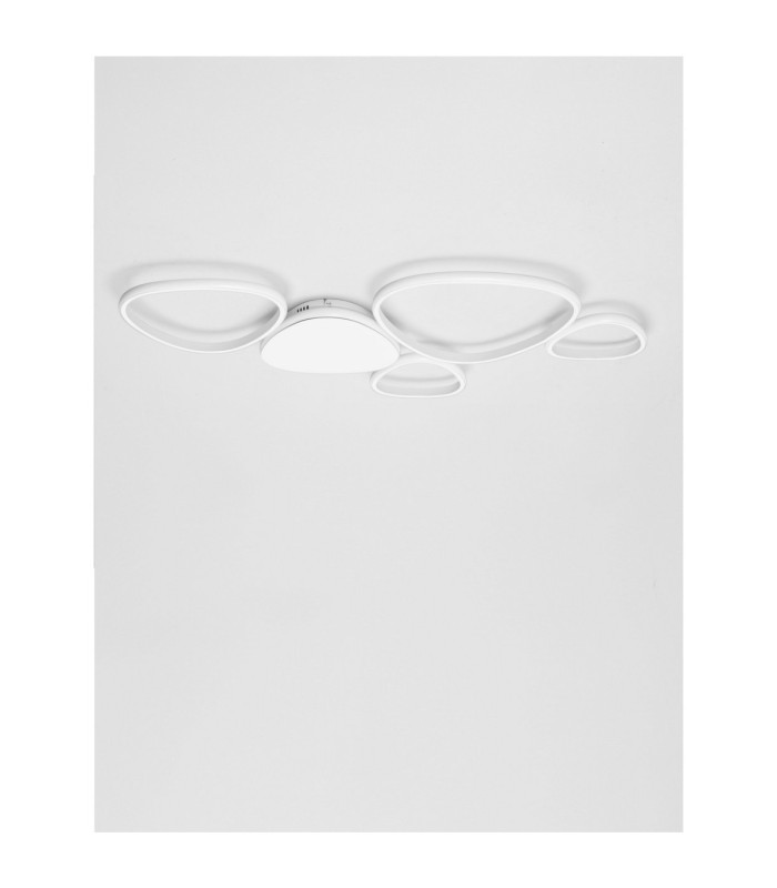 Altus Integrated LED Semi Flush Ceiling Light Sandy White Triac Dimmable LED 48W 2743lm 3200K-3