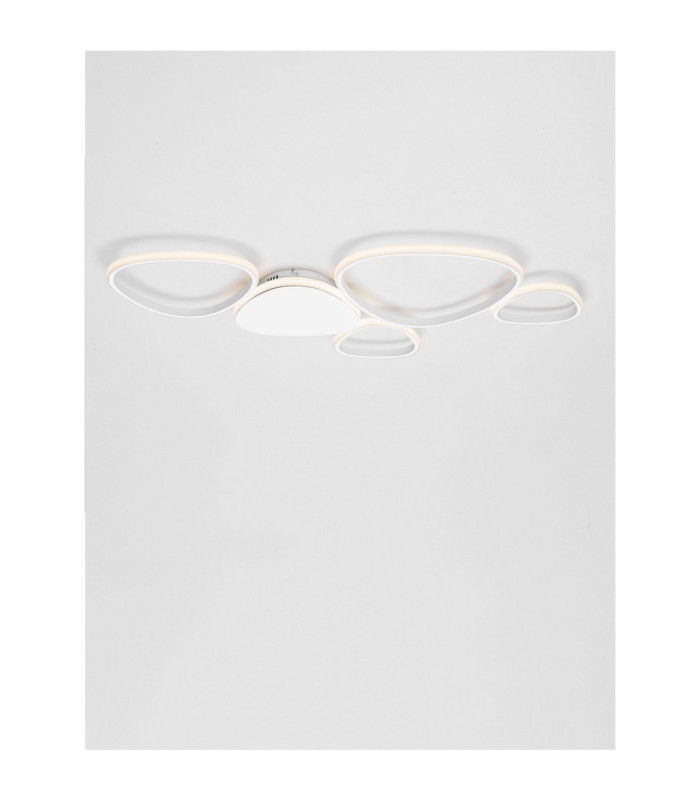 Altus Integrated LED Semi Flush Ceiling Light Sandy White Triac Dimmable LED 48W 2743lm 3200K-4