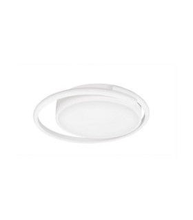 Odrey Integrated LED Semi Flush Ceiling Light Sandy White LED 22W 1540lm 3000K-1