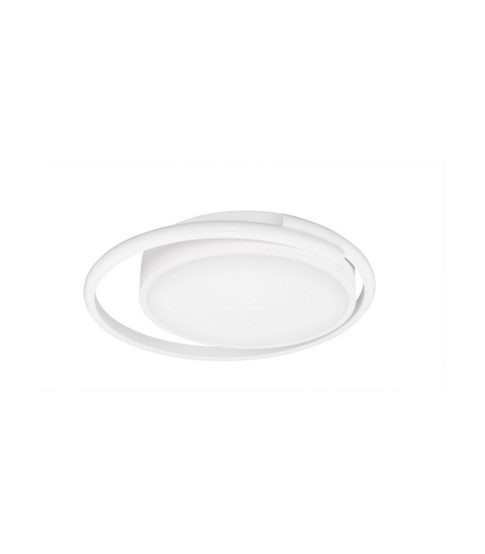 Odrey Integrated LED Semi Flush Ceiling Light Sandy White LED 22W 1540lm 3000K-1