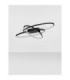 Ipon Integrated LED Semi Flush Ceiling Light Matt Black Triac Dimmable LED 47W 1763lm 3000K-3