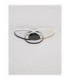 Aveo Integrated LED Semi Flush Ceiling Light Sandy Black Gold Triac Dimmable LED 48W 2380lm 3200K-3