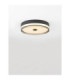 Helios Flush Ceiling Light Sandy Black Smokey 2700-5000K-4