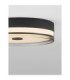 Helios Flush Ceiling Light Sandy Black Smokey 2700-5000K-6