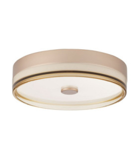 Helios Flush Ceiling Light Champagne Gold Amber CCT Remote Control-1