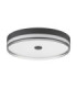 Helios Flush Ceiling Light Sandy Black Smokey RGB surrounding-1