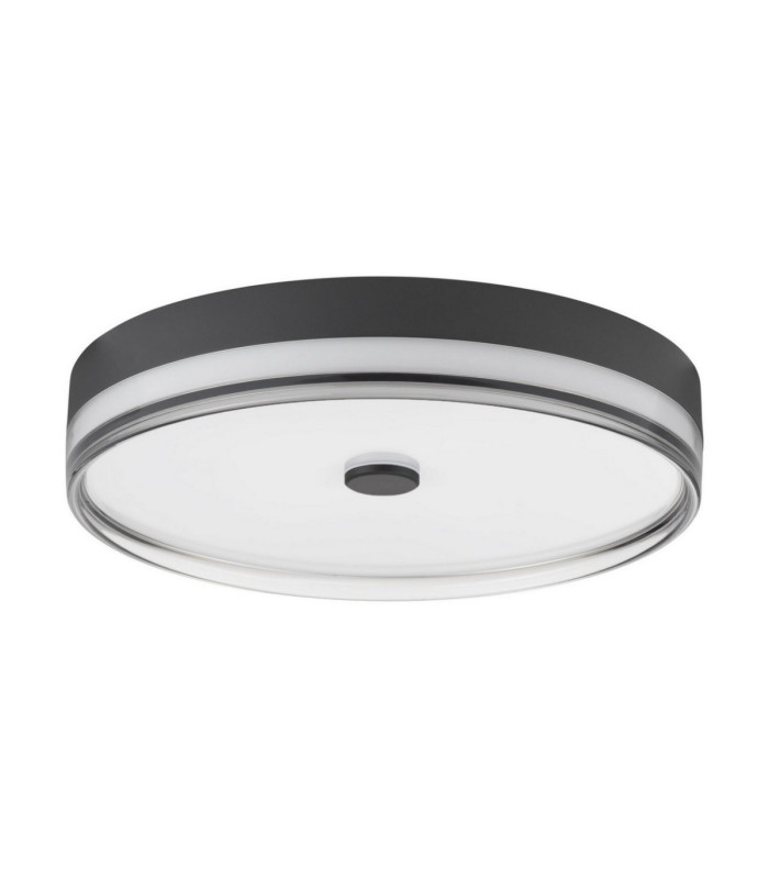 Helios Flush Ceiling Light Sandy Black Smokey RGB surrounding-1