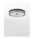 Helios Flush Ceiling Light Sandy Black Smokey RGB surrounding-3