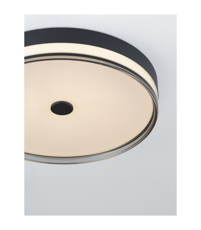 Helios Flush Ceiling Light Sandy Black Smokey RGB surrounding-6