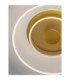 Copo Integrated LED Semi Flush Ceiling Light Brass Gold Triac Dimmable LED 29W 1905lm 3000K-5