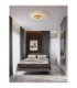 Copo Integrated LED Semi Flush Ceiling Light Brass Gold Triac Dimmable LED 29W 19L05m 3000K-2