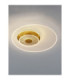 Copo Integrated LED Semi Flush Ceiling Light Brass Gold Triac Dimmable LED 29W 19L05m 3000K-5