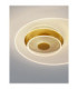 Copo Integrated LED Semi Flush Ceiling Light Brass Gold Triac Dimmable LED 29W 19L05m 3000K-6