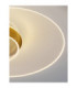 Copo Integrated LED Semi Flush Ceiling Light Brass Gold Triac Dimmable LED 29W 19L05m 3000K-9
