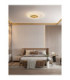 Copo Integrated LED Semi Flush Ceiling Light Brass Gold Triac Dimmable LED 35W 2189lm 3000K-2