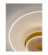 Copo Integrated LED Semi Flush Ceiling Light Brass Gold Triac Dimmable LED 35W 2189lm 3000K-7