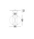 Copo Integrated LED Semi Flush Ceiling Light Brass Gold Triac Dimmable LED 20W 1106lm 3000K-8