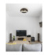 Velna Globe Ceiling Light Opal Sandy Black Triac Dimmable LED 63W 2720lm 3000K-2