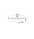 Velna Globe Ceiling Light Opal Sandy Black Triac Dimmable LED 63W 2720lm 3000K-5