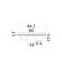 Velna Globe Ceiling Light Opal Sandy Black Triac Dimmable LED 52W 2080lm 3000K-5