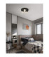 Edem Globe Ceiling Light Opal Sandy Black LED G9 4x5W-2
