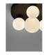 Edem Globe Ceiling Light Opal Sandy Black LED G9 4x5W-7