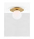 Indigo 23cm Globe Ceiling Light Gold Opal LED G9 1x5W-5
