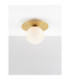 Indigo 23cm Globe Ceiling Light Gold Opal LED G9 1x5W-6