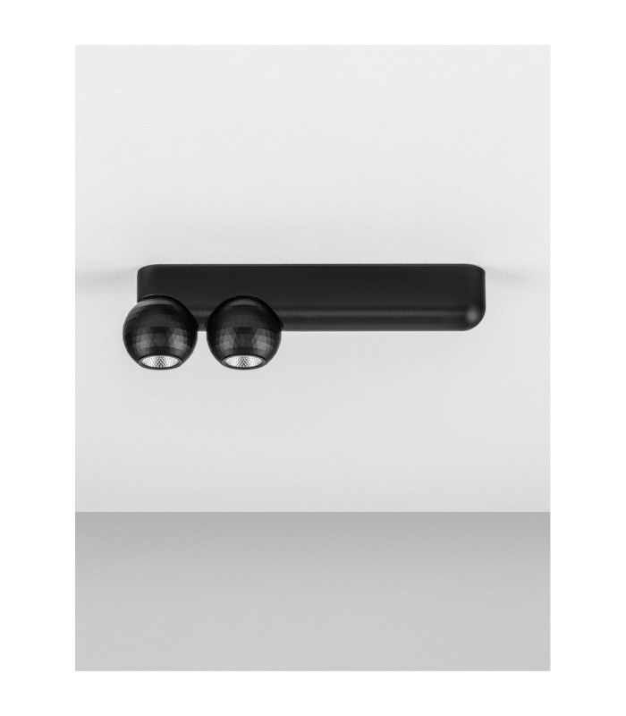 Notic Twin Ceiling Spotlight Sandy Black LED 14W 910lm 3000K-6