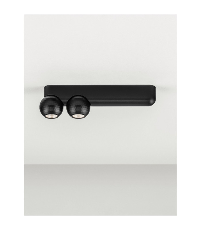 Notic Twin Ceiling Spotlight Sandy Black LED 14W 910lm 3000K-7