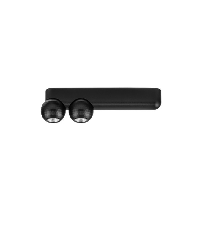 Notic Twin Ceiling Spotlight Sandy Black LED 14W 910lm 2700K-3
