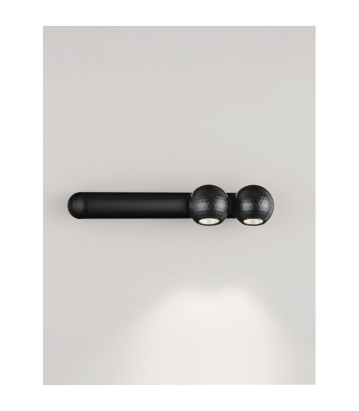 Notic Twin Ceiling Spotlight Sandy Black LED 14W 910lm 2700K-5