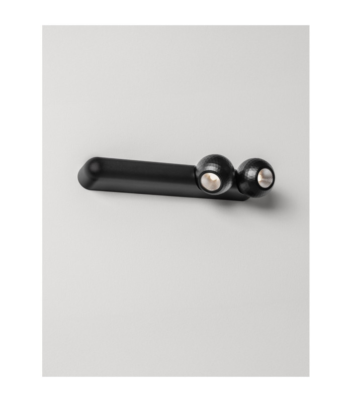 Notic Twin Ceiling Spotlight Sandy Black LED 14W 910lm 2700K-8