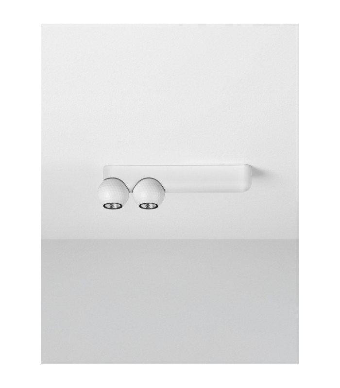Notic Twin Ceiling Spotlight Sandy White LED 14W 910lm 3000K-6