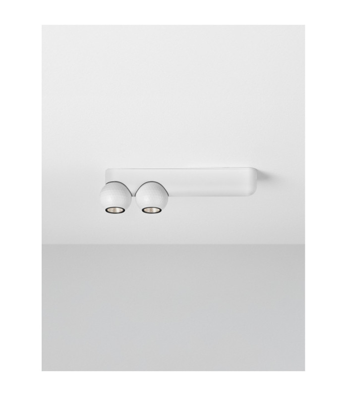 Notic Twin Ceiling Spotlight Sandy White LED 14W 910lm 3000K-7