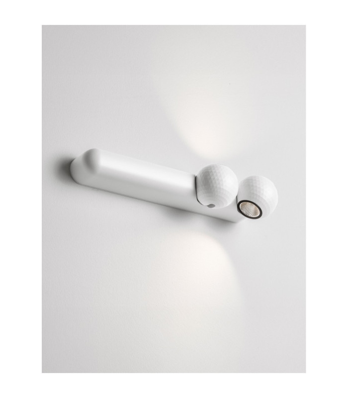Notic Twin Ceiling Spotlight Sandy White LED 14W 910lm 2700K-9
