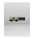Lusa Twin Ceiling Spotlight Champagne Gold Black Triac Dimmable LED 21W 1540lm 3000K-3
