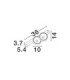 Lusa Twin Ceiling Spotlight Foggy Nickel Black Triac Dimmable LED 21W 1540lm 3000K-6