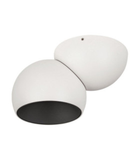 Lusa Single Spotlight Sandy White Triac Dimmable LED 11W 770lm 3000K-1