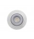 LED Recessed Round Downlight, White/Silver, 40 deg. Beam Angle, 760lm, 3000K, IP20, DRIVER NOT INC. - 7