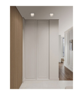 Doris Surface Mounted Downlight Sandy White Clear LED 7W 420lm 3000K-2