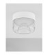 Doris Surface Mounted Downlight Sandy White Clear LED 7W 420lm 3000K-3