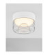 Doris Surface Mounted Downlight Sandy White Clear LED 7W 420lm 3000K-4