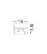 Doris Surface Mounted Downlight Sandy White Clear LED 7W 420lm 3000K-6