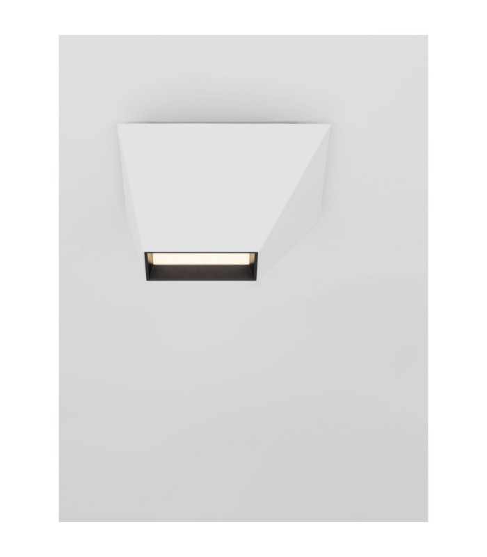Utopia Surface Mounted Downlight Sandy White LED 9W 444lm 3000K-5