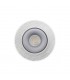 LED Recessed Round Downlight, White/Silver, 60 deg. Beam Angle, 760lm, 3000K, IP20, DRIVER NOT INC. - 5
