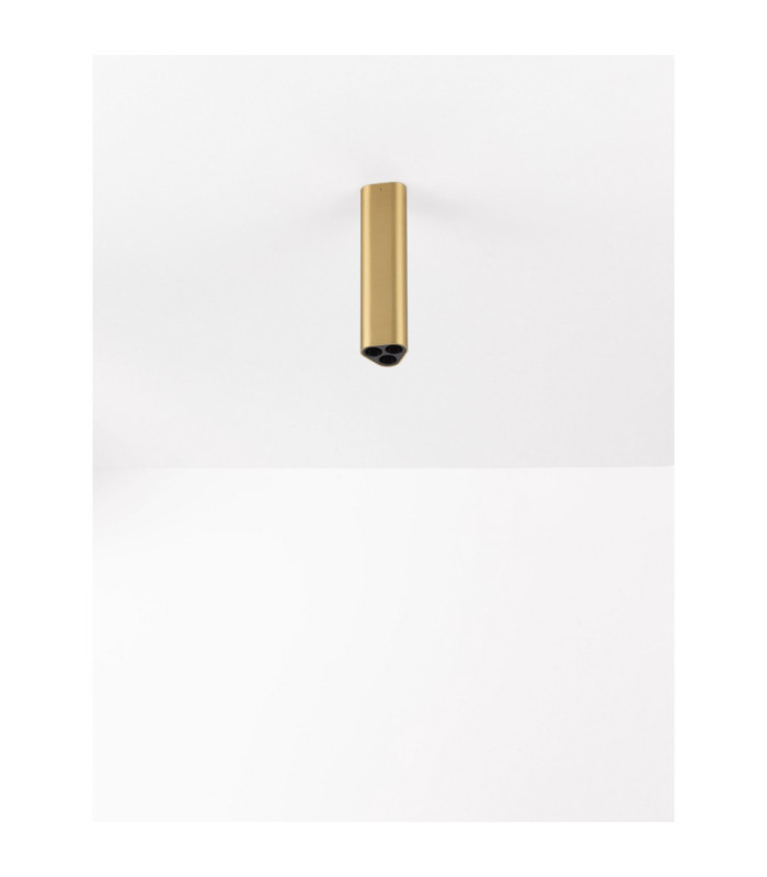 Etho 20cm Surface Mounted Downlight Matt Gold LED 6W 454lm 3000K-3